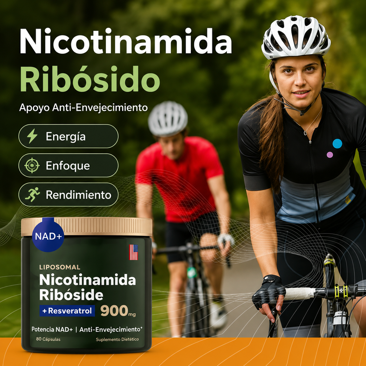 Suplemento NAD+ para energía y bienestar