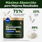 Suplemento NAD+ para energía y bienestar
