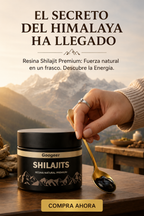 Shilajit 100% Puro | Fuente de Energía Vital del Himalaya