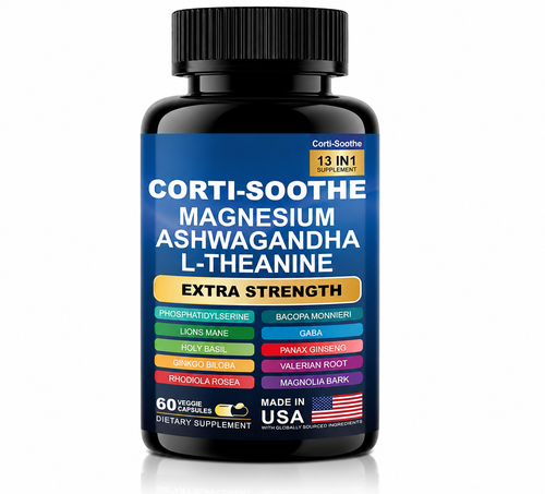 Corti-Soothe 13 en 1 – Control del Estrés, Calma Mental y Bienestar Diario