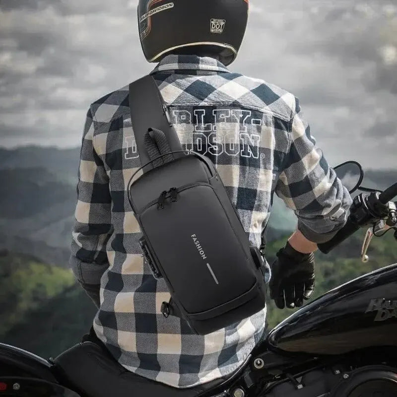 Mochila Antirrobo Impermeable con USB y Candado – Unisex para uso Diario