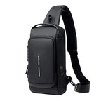 Mochila Antirrobo Impermeable con USB y Candado – Unisex para uso Diario