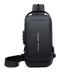 Mochila Antirrobo Impermeable con USB y Candado – Unisex para uso Diario